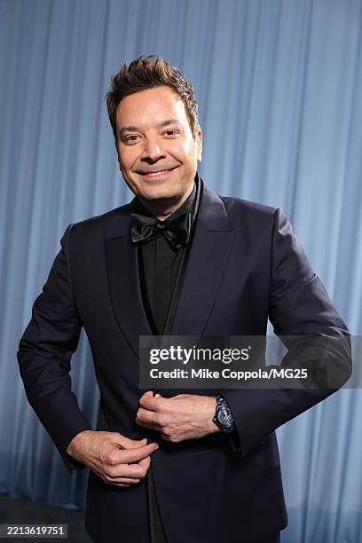 Jimmy Fallon attends the 2025 Met Gala Celebrating "Superfine: Tailoring Black Style" at Metropolitan Museum of Art on May 05, 2025 in New York City.
