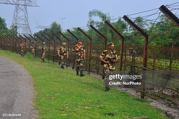 Bop Rasheed Guard 132 India Bangladesh International Border Stock Photos, High-Res ...