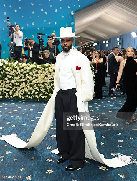 LaKeith Stanfield attends the 2025 Met Gala Celebrating "Superfine: Tailoring Black Style" at Metropolitan Museum of Art on May 05, 2025 in New York...