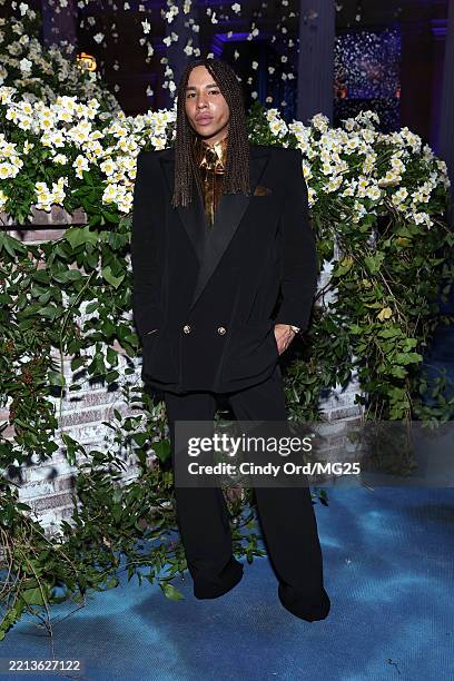 Olivier Rousteing attends the 2025 Met Gala Celebrating "Superfine: Tailoring Black Style" at Metropolitan Museum of Art on May 05, 2025 in New York...