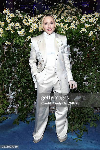 Madonna attends the 2025 Met Gala Celebrating "Superfine: Tailoring Black Style" at Metropolitan Museum of Art on May 05, 2025 in New York City.