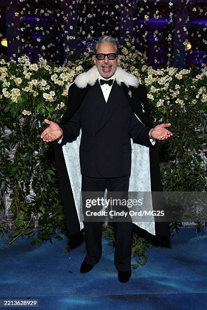 Jeff Goldblum attends the 2025 Met Gala Celebrating "Superfine: Tailoring Black Style" at Metropolitan Museum of Art on May 05, 2025 in New York City.