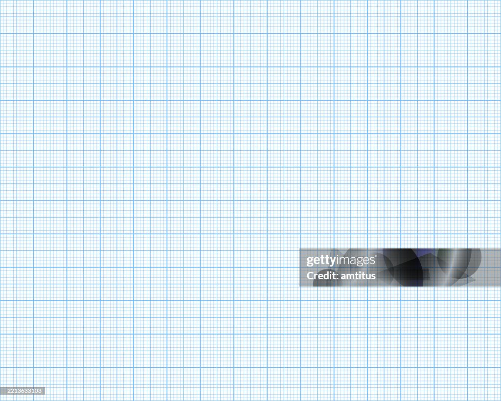 Graph paper blue