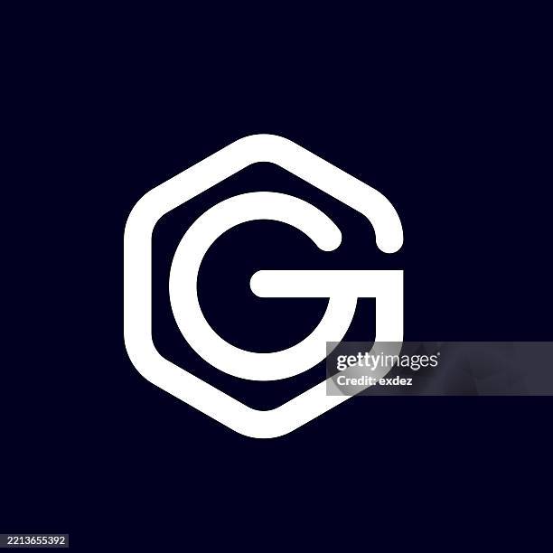 g letter logo - g monogram logo stock illustrations