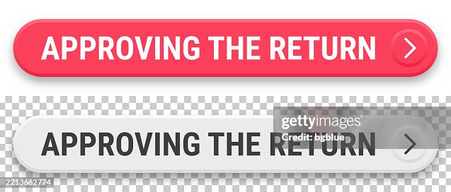 Gd Return Button Approving The Return 3d Click Web Buttons On Blank Background High-Res ...