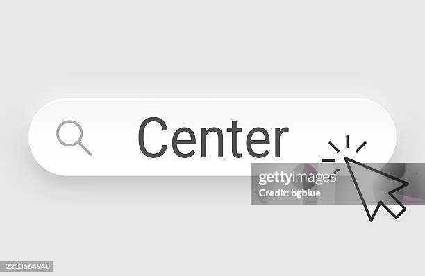 center - search bar with cursor on blank background - building cross section stock illustrations
