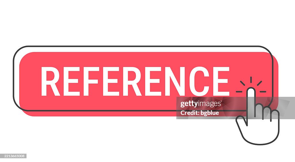 Pc Reference Button Reference Click Button With Hand Cursor On White Background High-Res ...