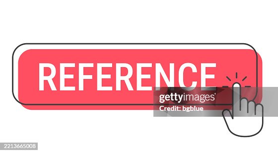 Reference Click Button With Hand Cursor On White Background High-Res ...