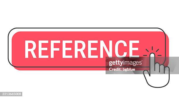 Reference Click Button With Hand Cursor On White Background High-Res ...