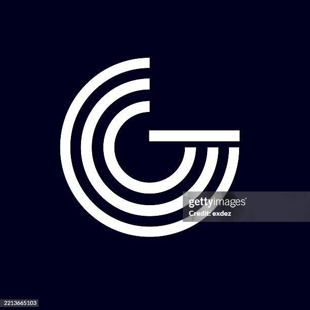 letter g logo - letter g stock illustrations