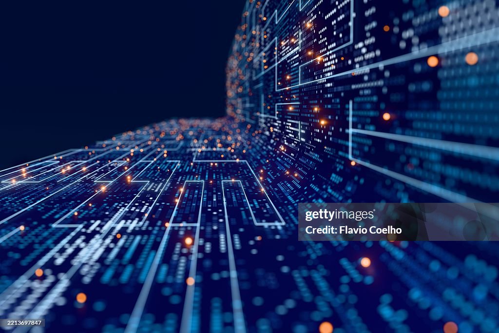 Controll Abstract Futuristic Digital Control Panel Abstract Interface High-Res Stock ...