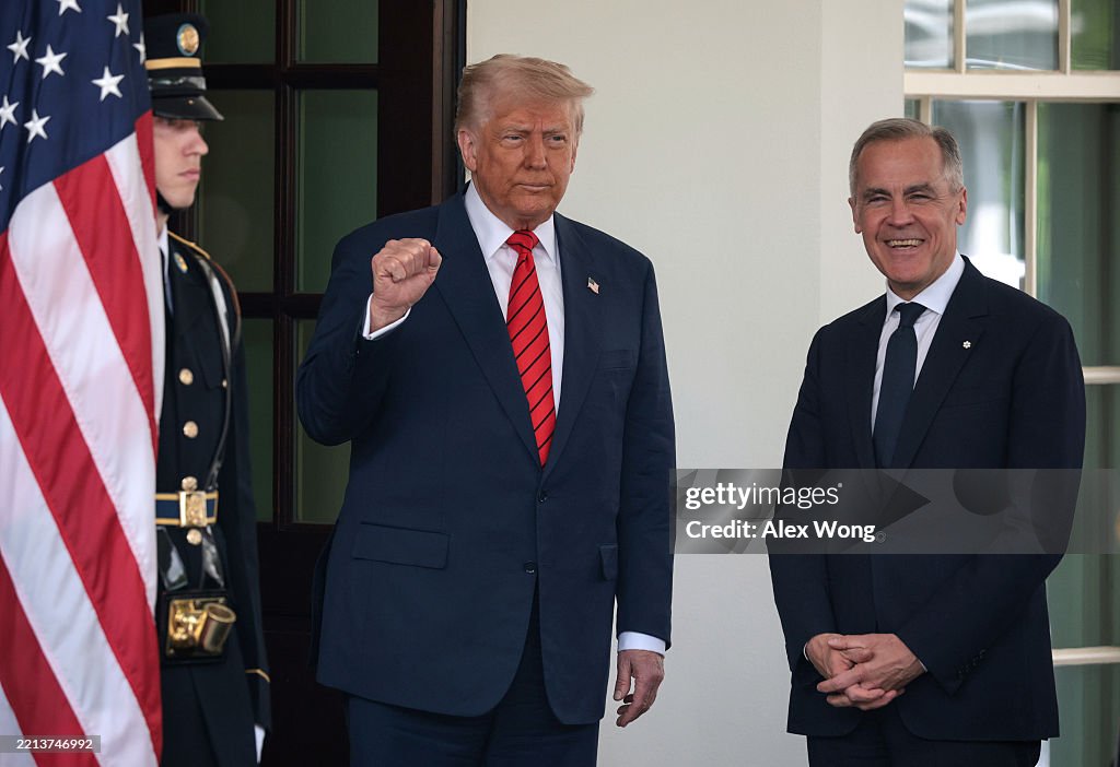 President Trump Welcomes Canadian Prime Minister Carney To The White House