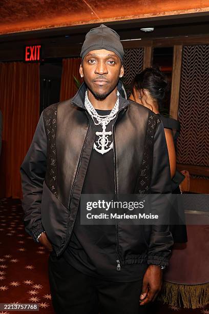 Pusha T attends Savannah James and April McDaniel's 'The Last Stop' Met Gala After Party at Crane Club on May 06, 2025 in New York City.
