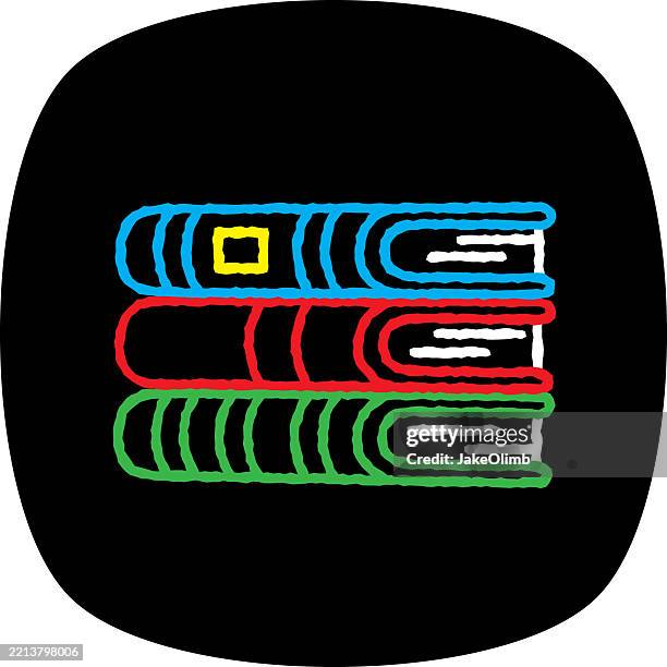 Book Stack Getty Book Stack Doodle 3 High-Res Vector Graphic - Getty Images