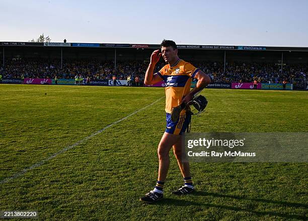 Clare , Ireland - 10 May 2025; Cathal Malone of Clare after the Munster GAA Hurling Senior Championship Round 3 match between Clare and Tipperary at...