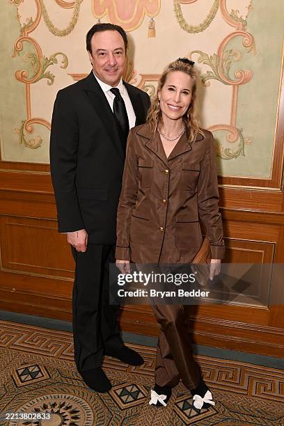 Maxwell Federbush and Sarah Fiszel attend the 2025 ACE Awards at The Pierre Hotel on May 06, 2025 in New York City.