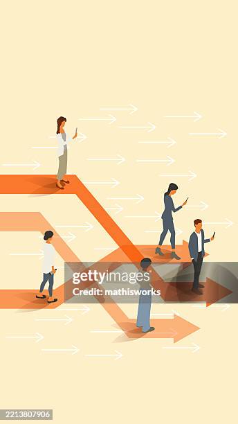 fluctuations - iphone angle stock illustrations