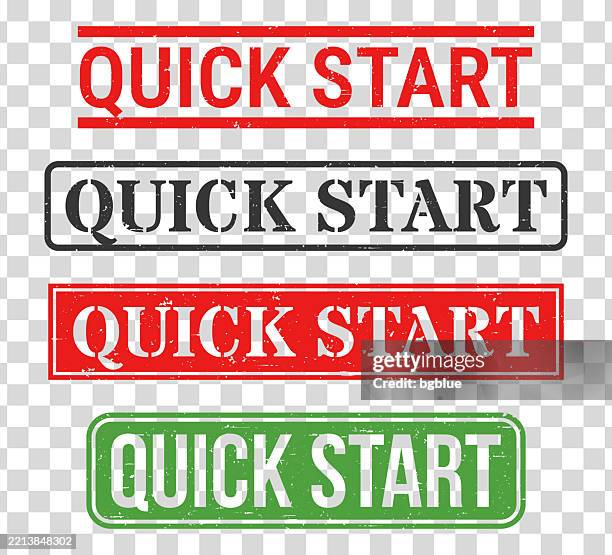 quick start - rubber stamp set on blank background - ballroom dancing stock illustrations