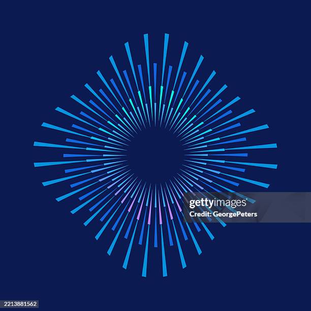 diamond shaped sunburst with light beams - firework isolated stock illustrations