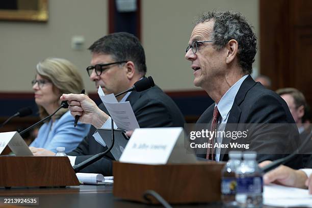 David Cole , a professor at Georgetown Law and former legal director of the ACLU, testifies during a hearing before the House Education and Workforce...