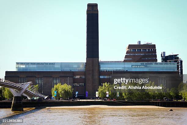 General view of Tate Modern on May 11, 2025 in London, England. The art museum on the south bank of the Thames is celebrating its 25th birthday this...