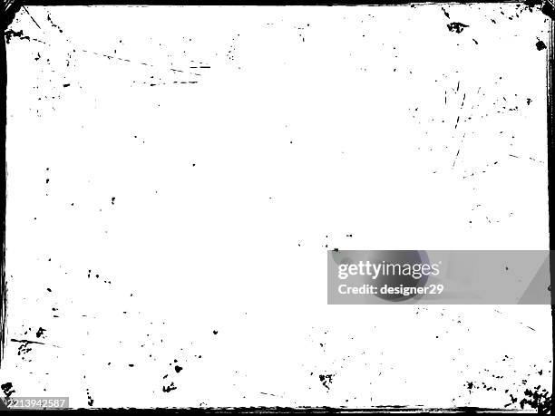 Grunge Textured Border Frame Background Vector Design High-Res Vector ...