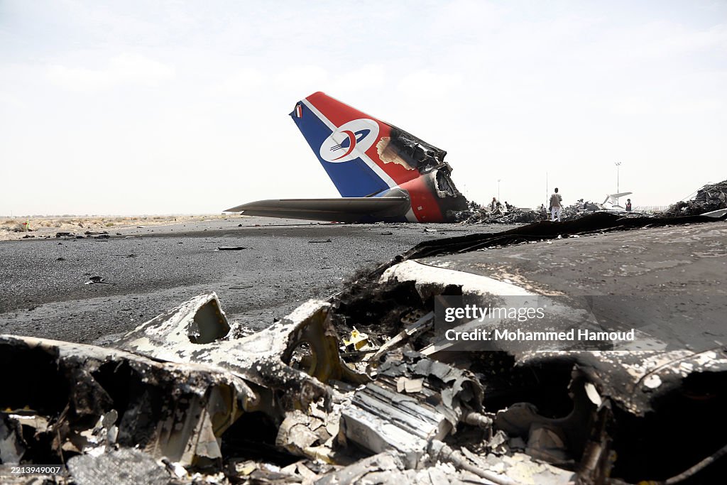 Aftermath Of Israel's Strike On Sana'a Airport