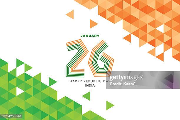 happy republic day. india. vector stock illustration - festive border stock illustrations