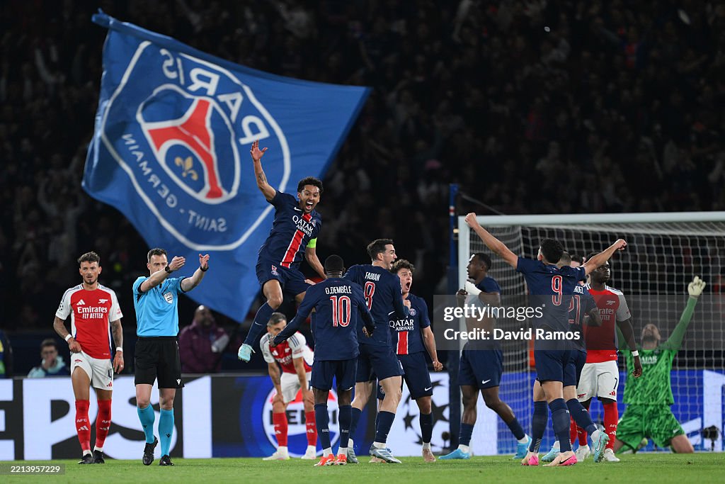 Paris Saint-Germain v Arsenal FC - UEFA Champions League 2024/25 Semi Final Second Leg