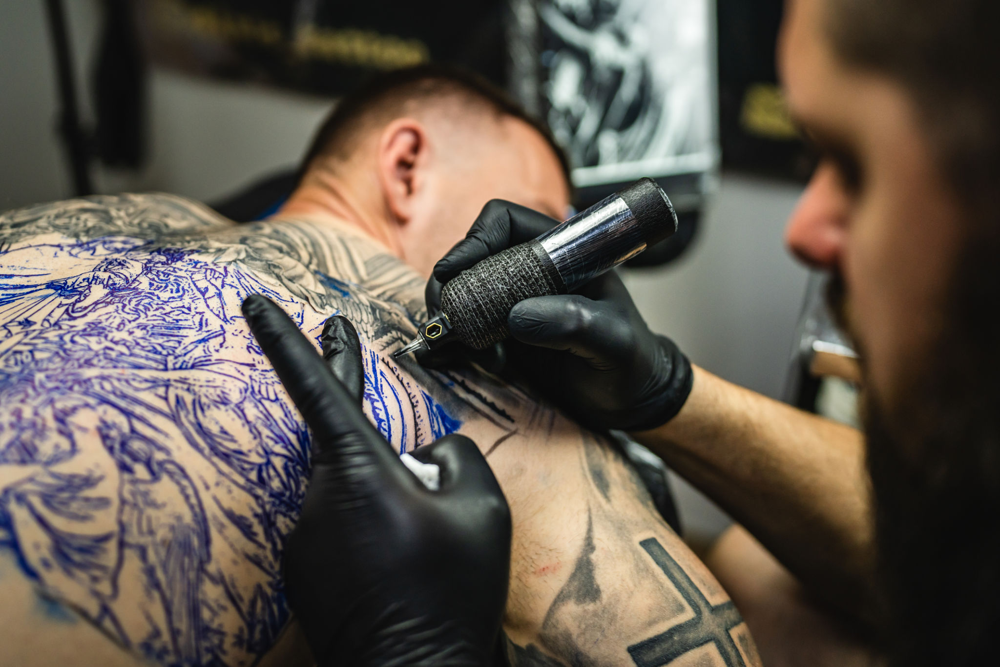 tattooing process