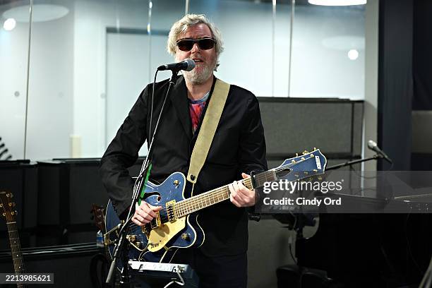 Kevin Hearn performs with Barenaked Ladies at the SiriusXM Studios on May 07, 2025 in New York City.