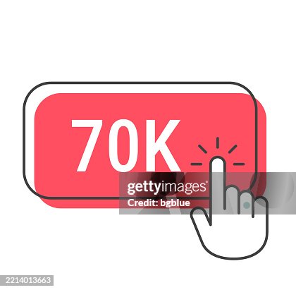 70k - Click button with hand cursor on white background 70k - Click button with hand cursor on white background