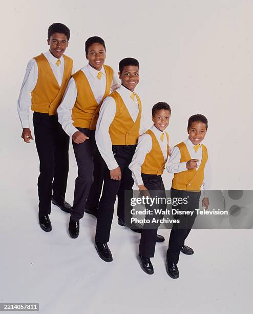 Los Angeles, CA Bumper Robinson, Jermaine Jackson II, Shakiem Evans, Floyd Roger Myers Jr, Alex Burrall as the Jackson 5 promotional photo for the...