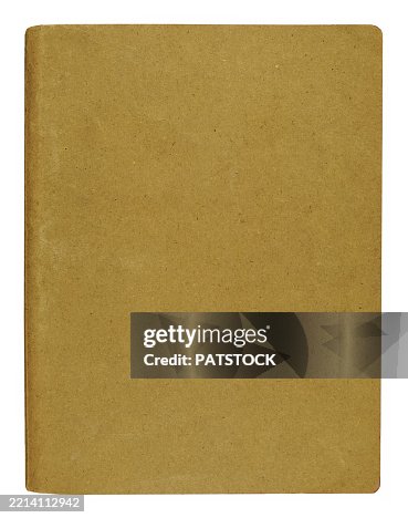 A plain, closed notebook A plain, closed notebook