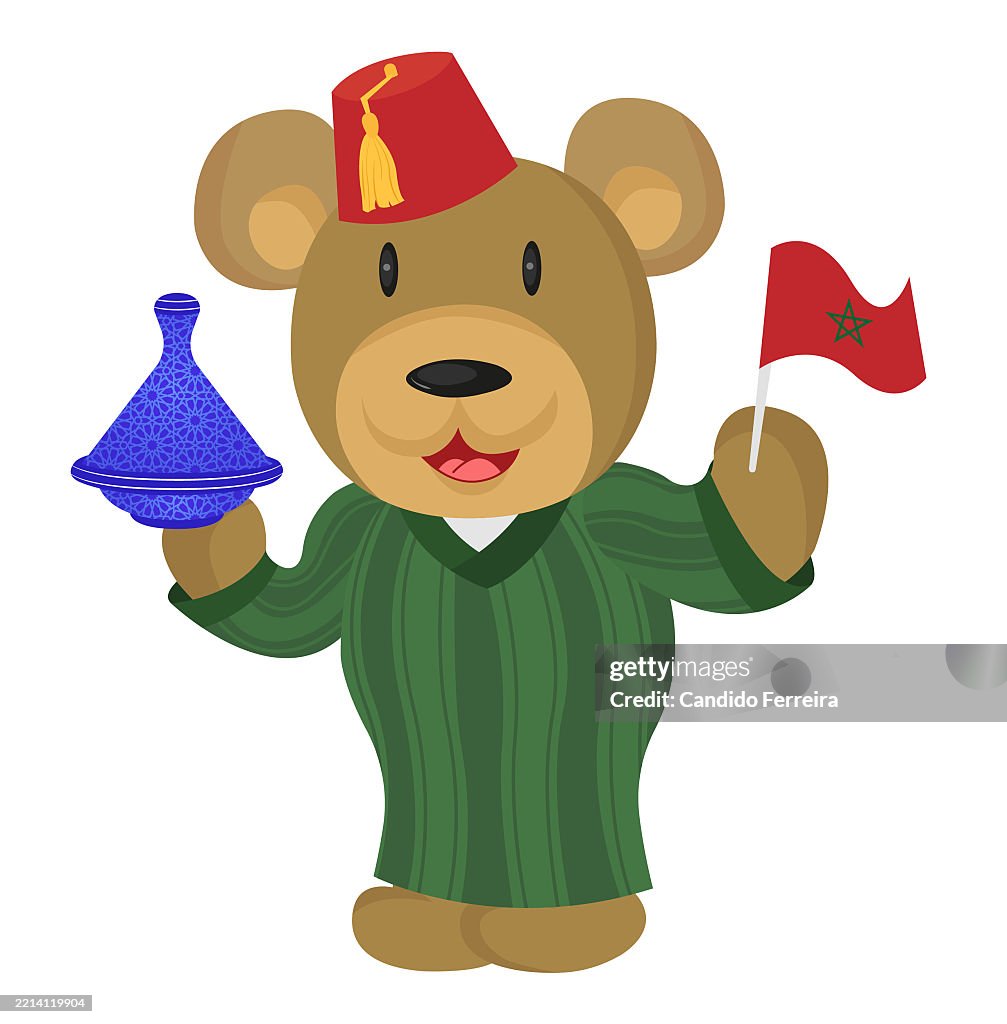 Moroccan teddy bear