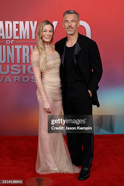 LeAnn Rimes and Eddie Cibrian attend the 60th Academy of Country Music Awards at Omni Frisco Hotel at The Star on May 08, 2025 in Frisco, Texas.