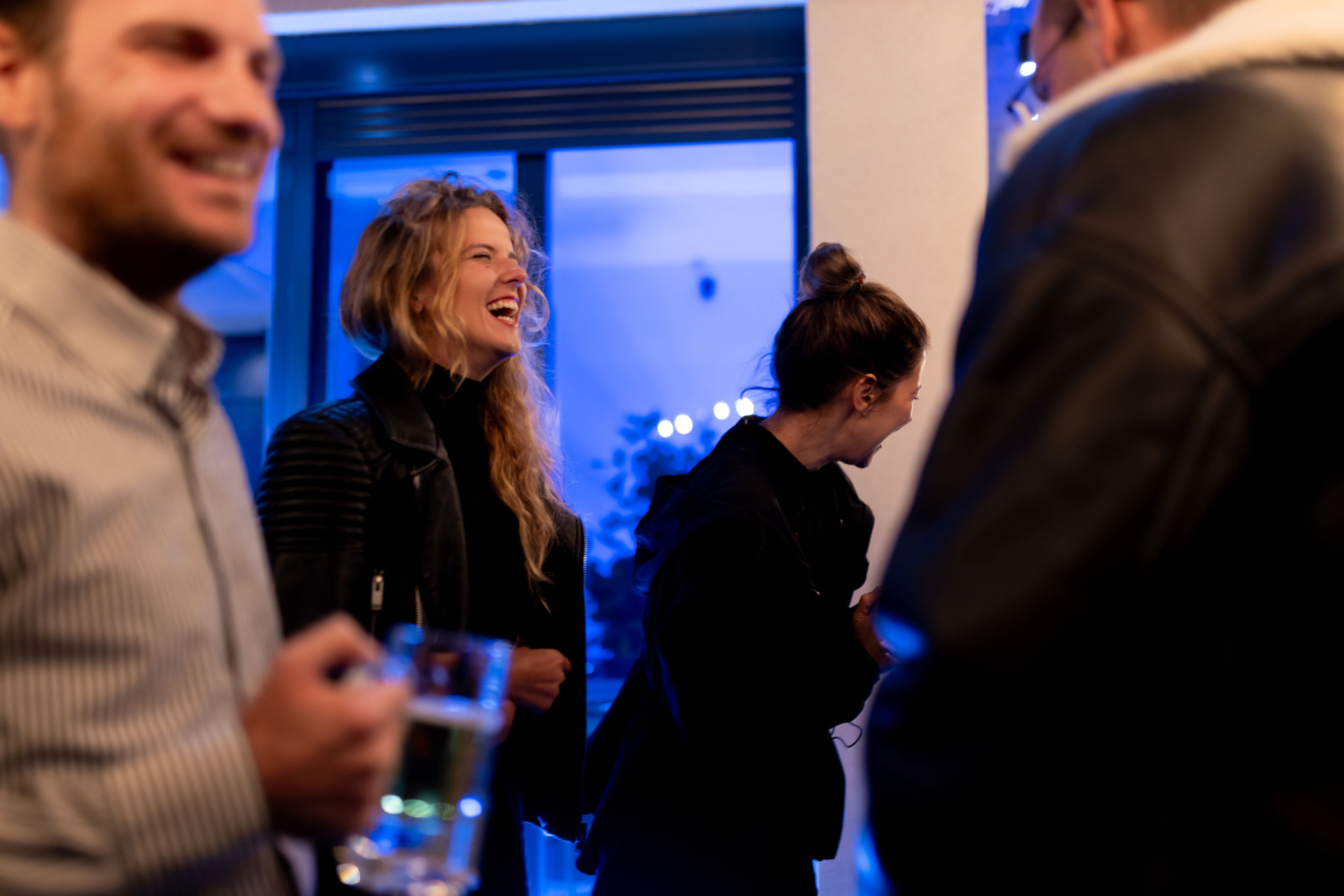 people enjoying event