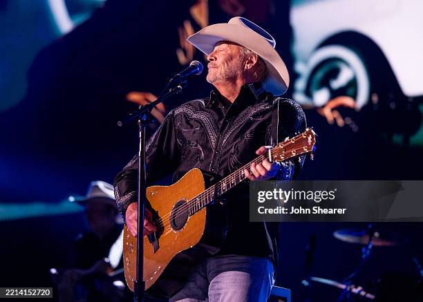 Alan Jackson performs onstage during the 60th Academy of Country Music Awards at The Star in Frisco on May 08, 2025 in Frisco, Texas.
