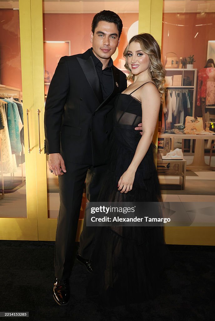 Josh Gutierrez and Gaby Borges attend the