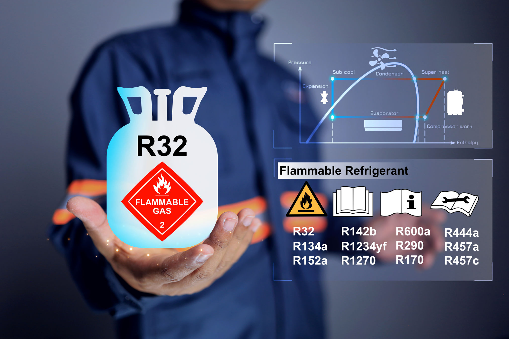 refrigerant gas