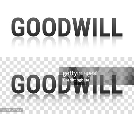 Goodwill Reflections Goodwill Text With Reflection On Transparent Background High-Res Vector ...