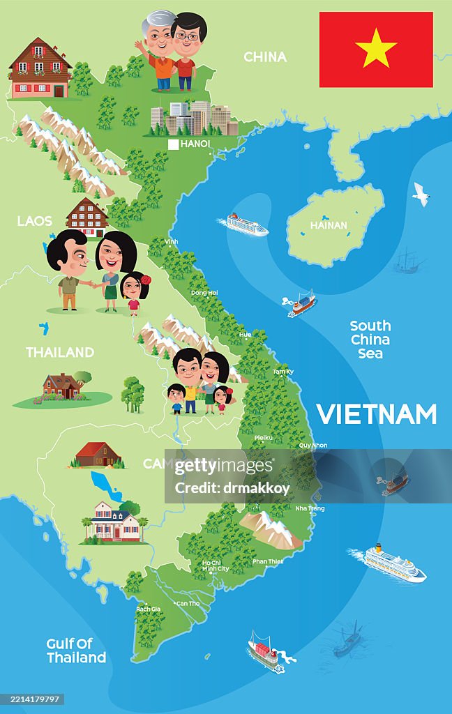 Vietnam Map