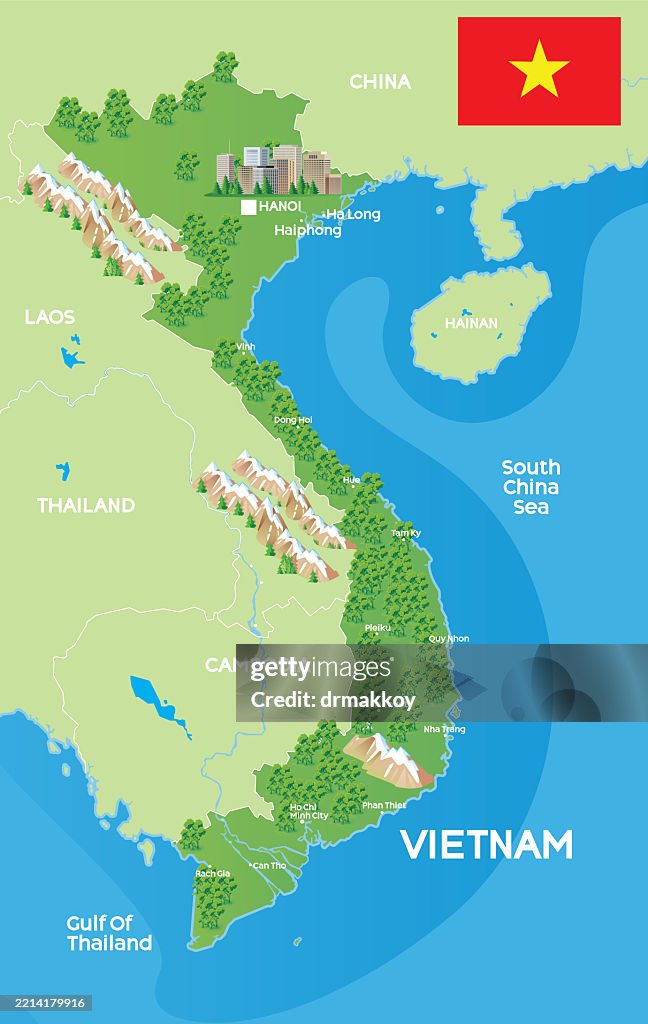 Vietnam Map