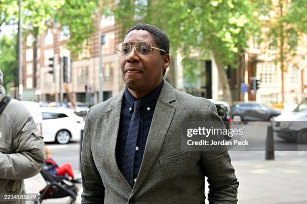 Ochuko Ojiri, star of TV show Bargain Hunt arrives at Westminster Magistrates' Court on May 09, 2025 in London, England. The television personality...
