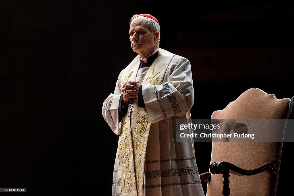 Cardinal Robert Francis Prevost Leads Rosary Prayers For Health Of Pope Francis