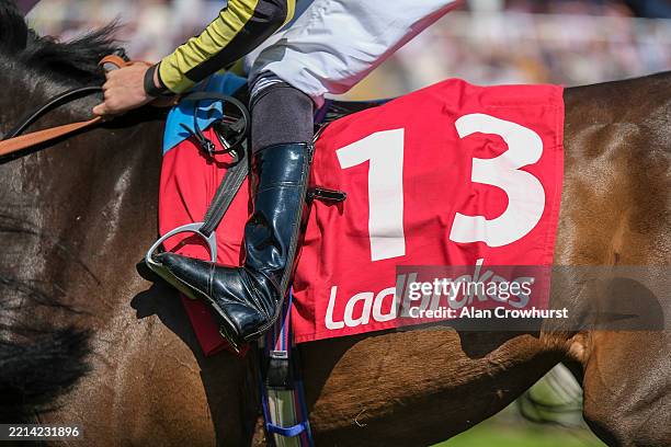 Harry Davies riding East India Dock on their way to winning The Ladbrokes Chester Cup at Chester Racecourse on May 09, 2025 in Chester, England.