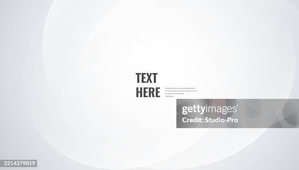 white design background - grey circle background stock illustrations