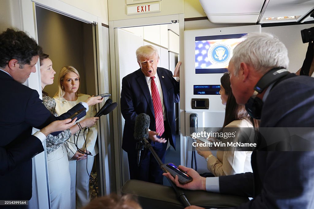 President Trump Makes First Middle East Trip Of His Second Term