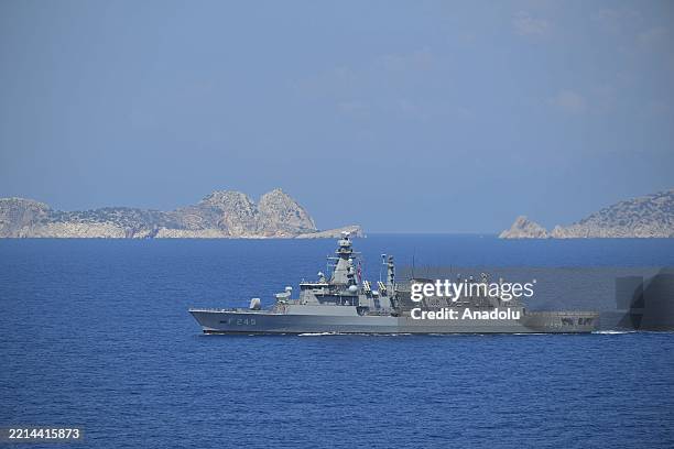 The Distinguished Observer Day activities of the DENZKURDU-II/2025 Exercise, conducted by the Turkish Naval Forces Command in the Black Sea, the Sea...