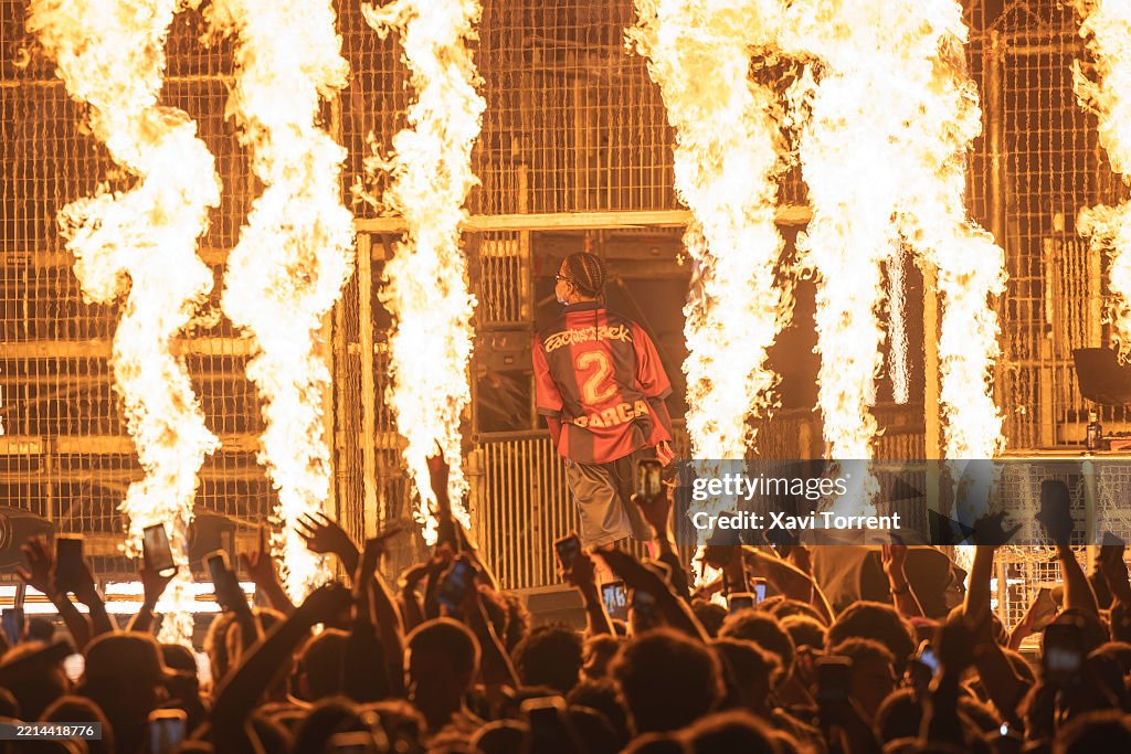 Spotify x Travis Scott x FC Barcelona Exclusive Show For Top Spotify Fans